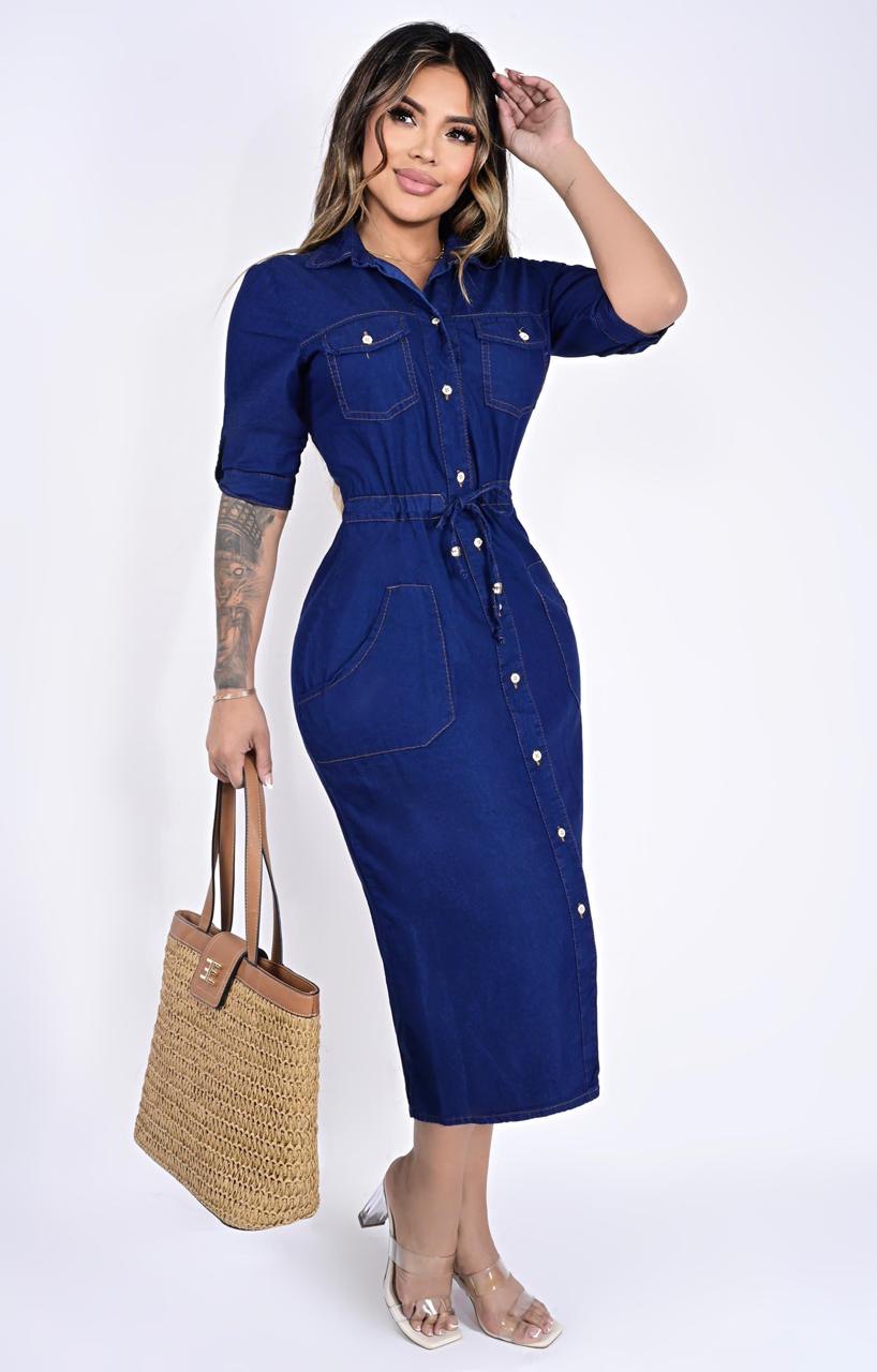 Vestido Largo De Jeans Marruecos