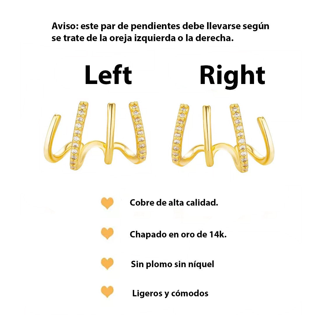 Aretes Claw De Garra