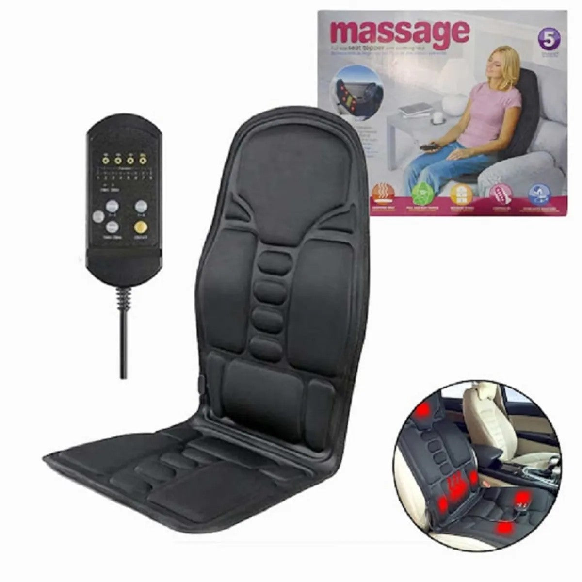Asiento Masajeador Con Calor