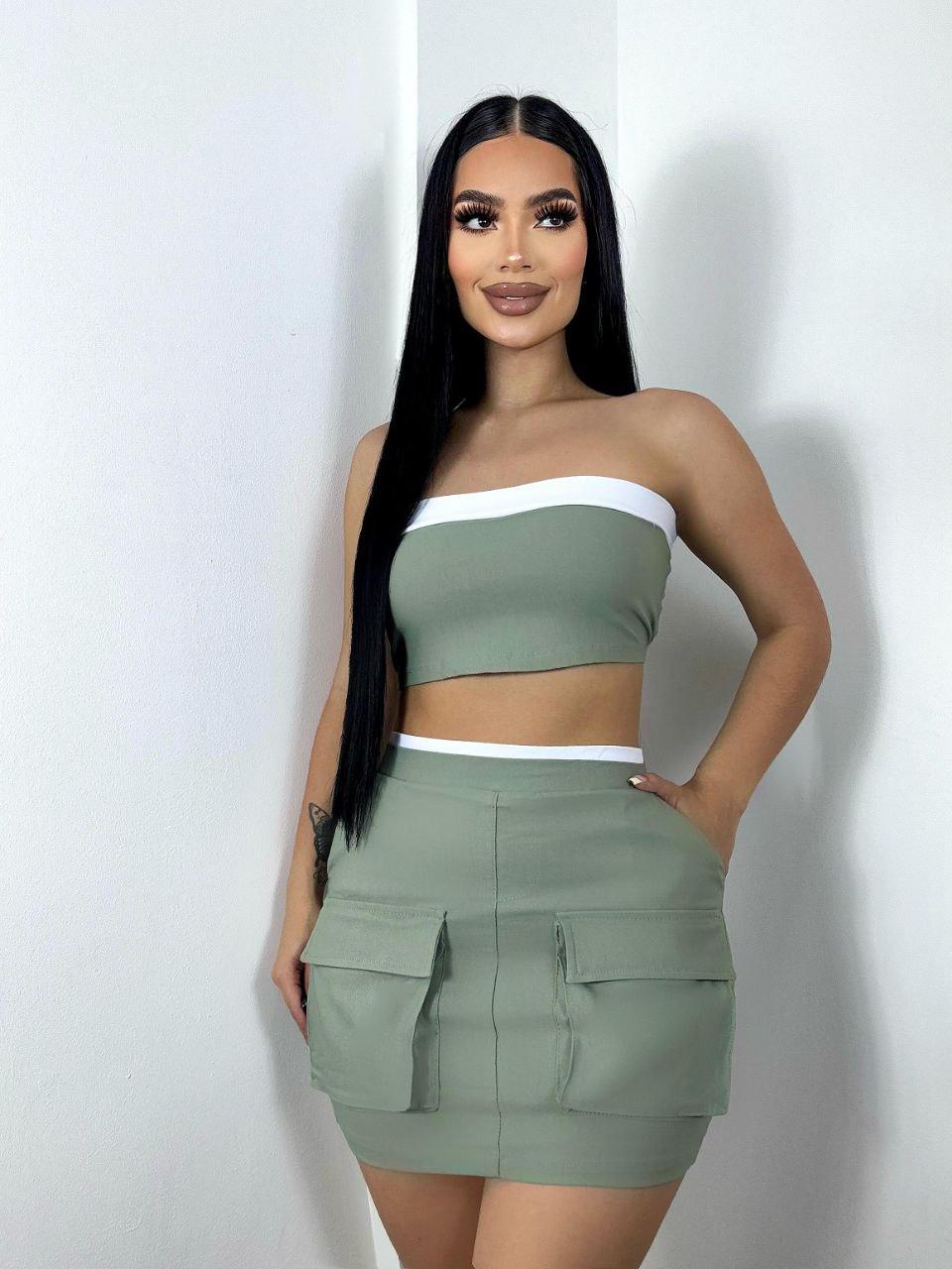 Conjunto Top y Falda