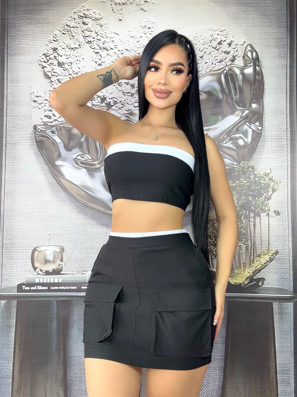 Conjunto Top y Falda