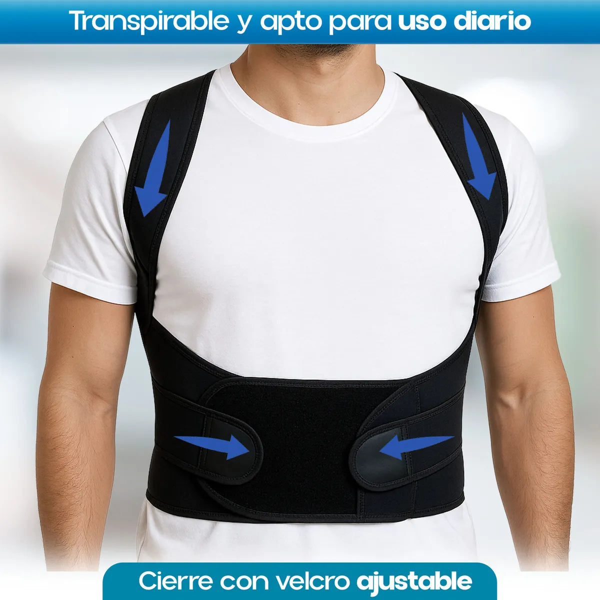 Corrector de Postura Ajustable Trenza