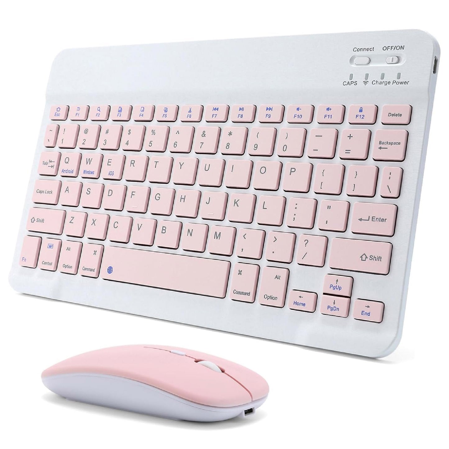 Combo Teclado Mouse Bluetooth Colores