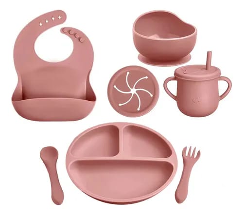 Kit Vajilla Silicona 8 Pcs