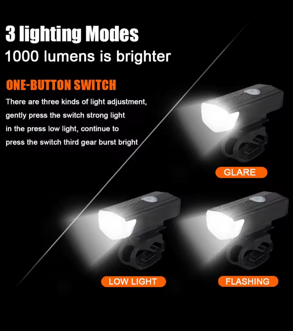 LUZ BICICLETA RECARGABLE LED