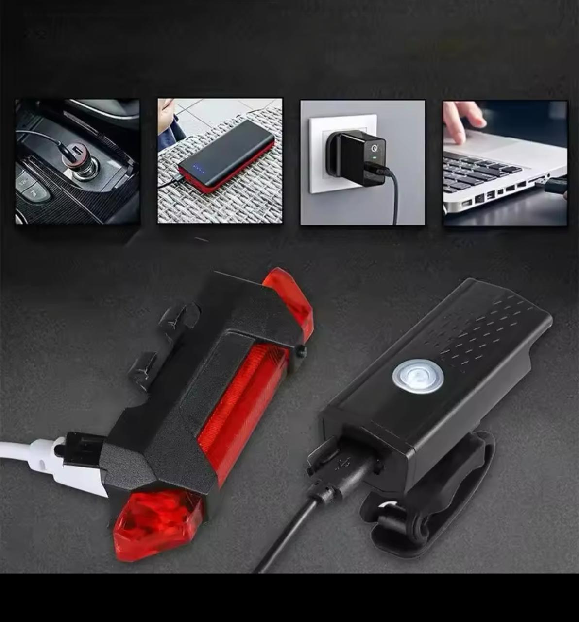 LUZ BICICLETA RECARGABLE LED