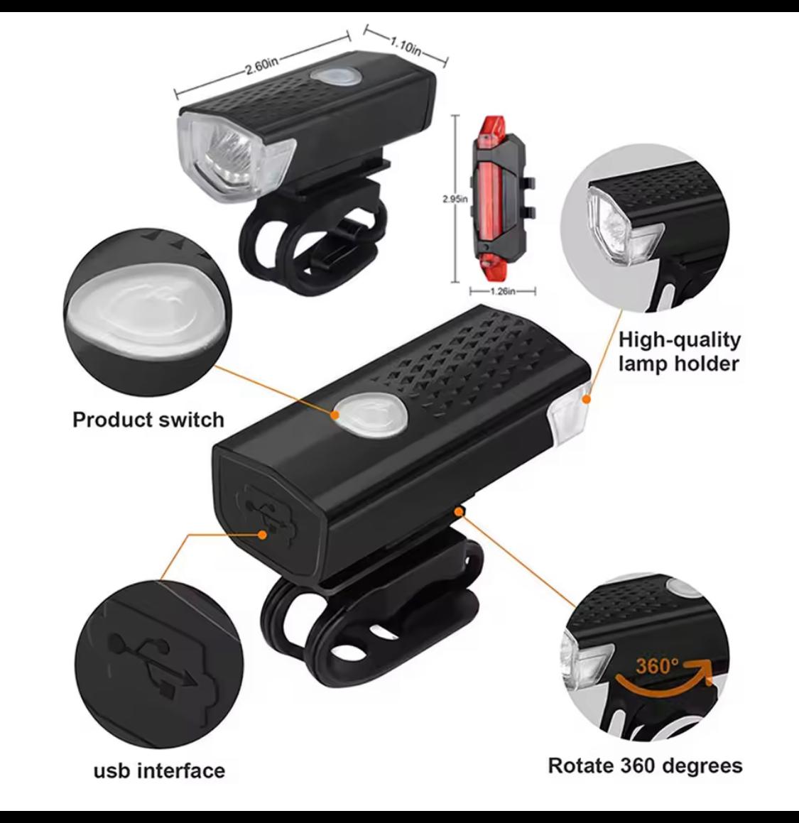 LUZ BICICLETA RECARGABLE LED