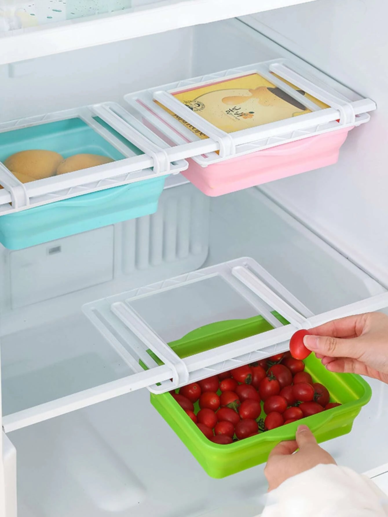 Organizador Nevera Silicona Cajon