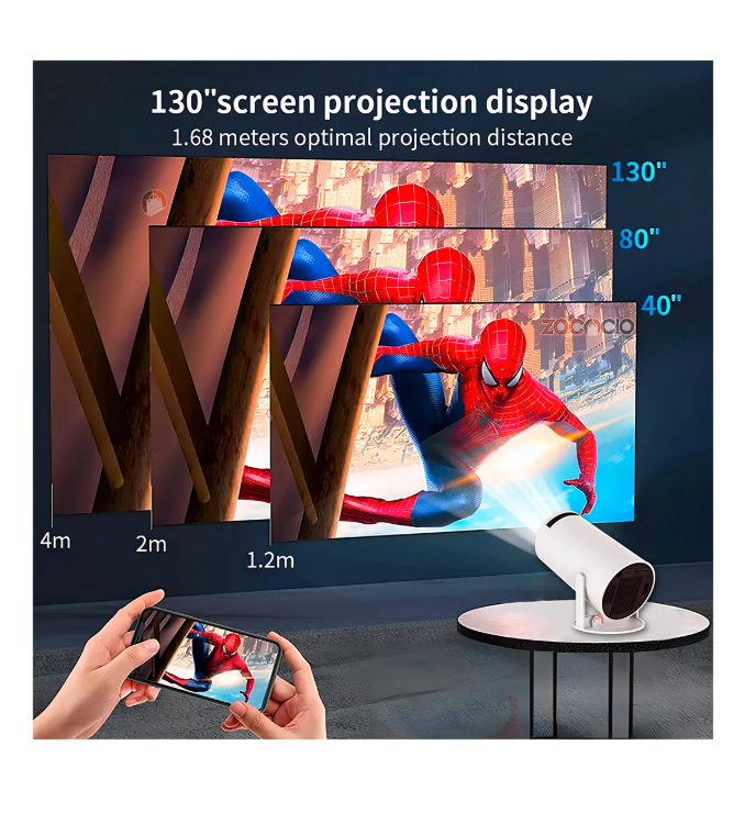 Proyector Smart Para Cine En Casa Hy300
