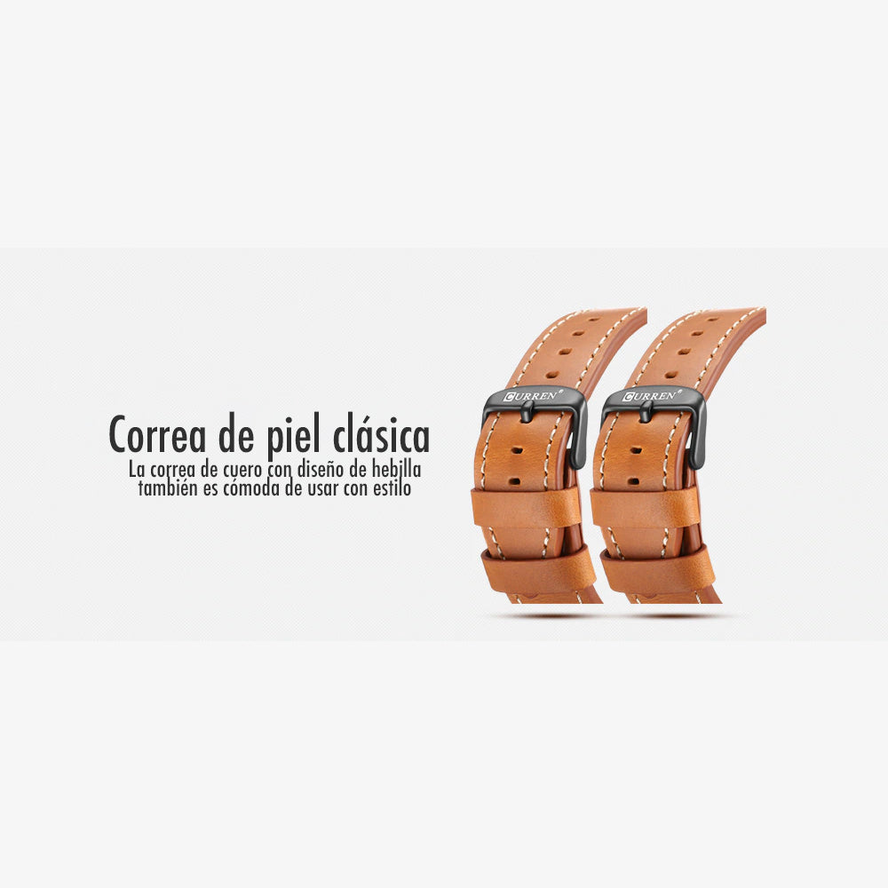 Reloj Curren Cuarz - Marca de Lujo Superior Curren