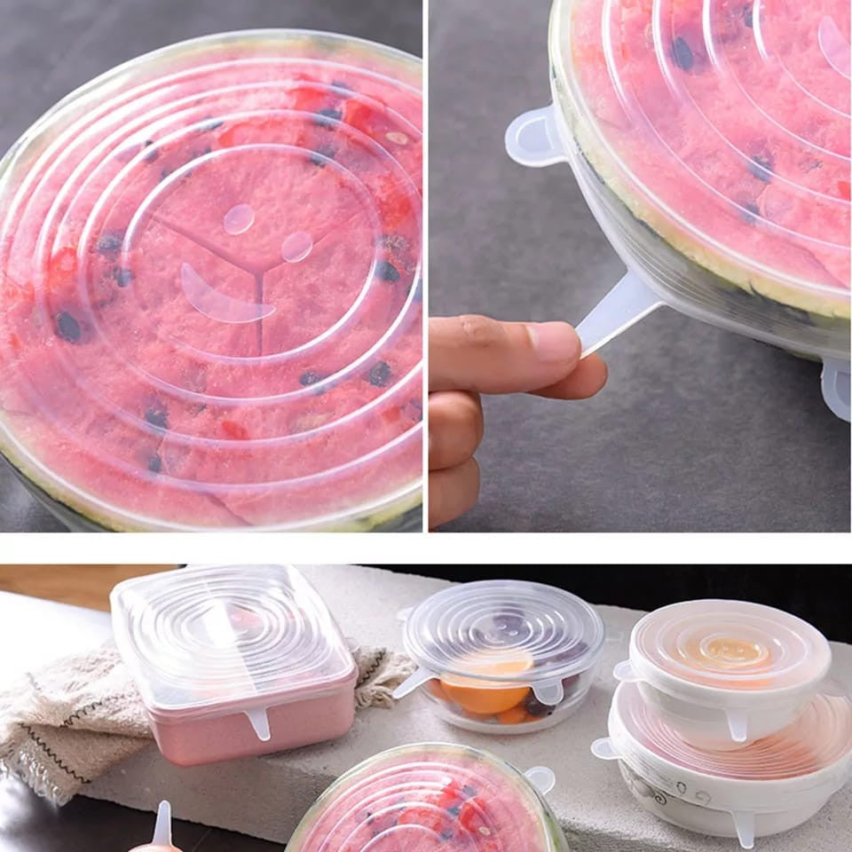 Tapas De Silicona Reutilizables x6