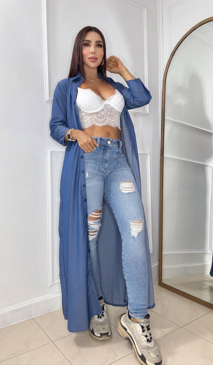 VESTIDO CHAMBRAY