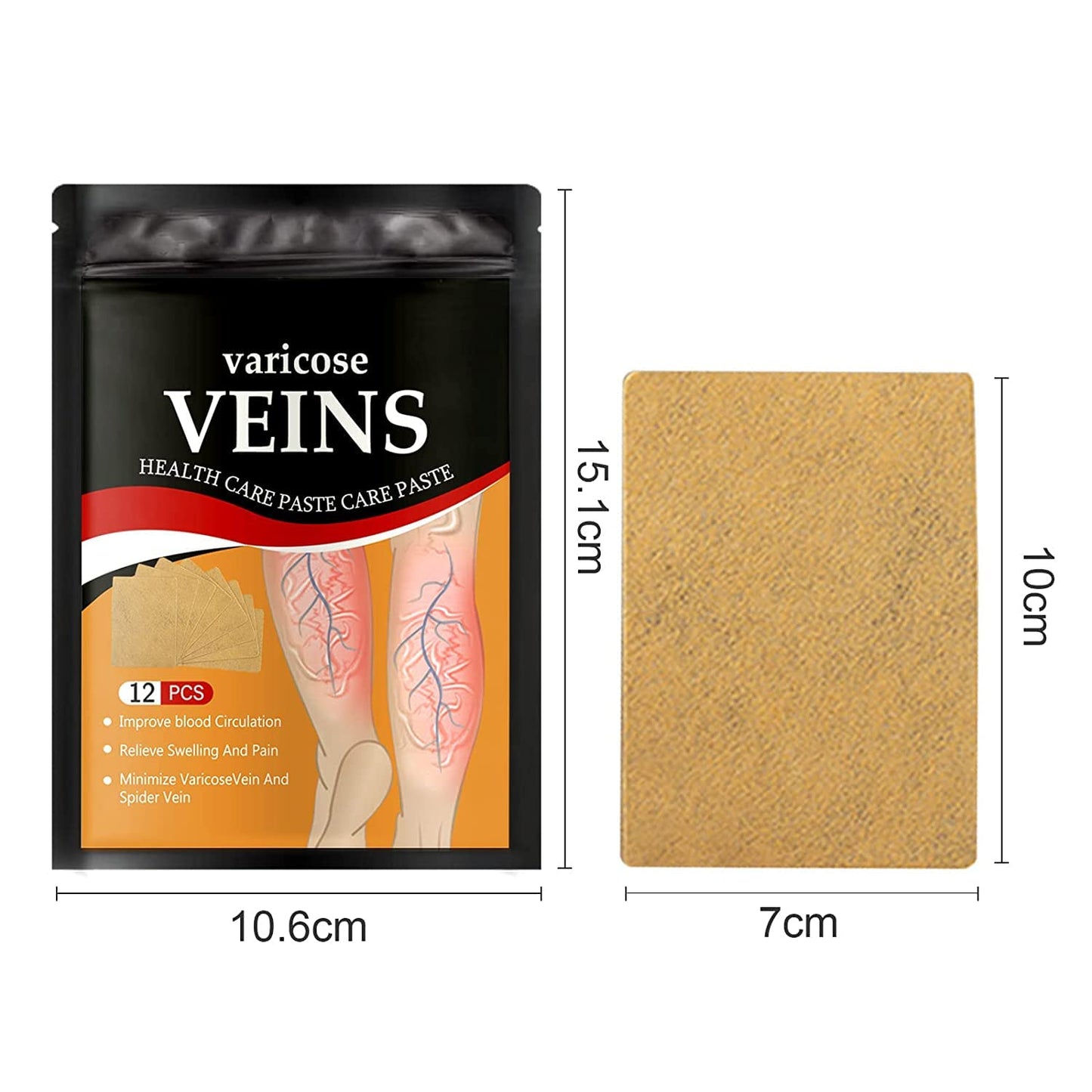 Parche Para Tratamiento de Venas Varices