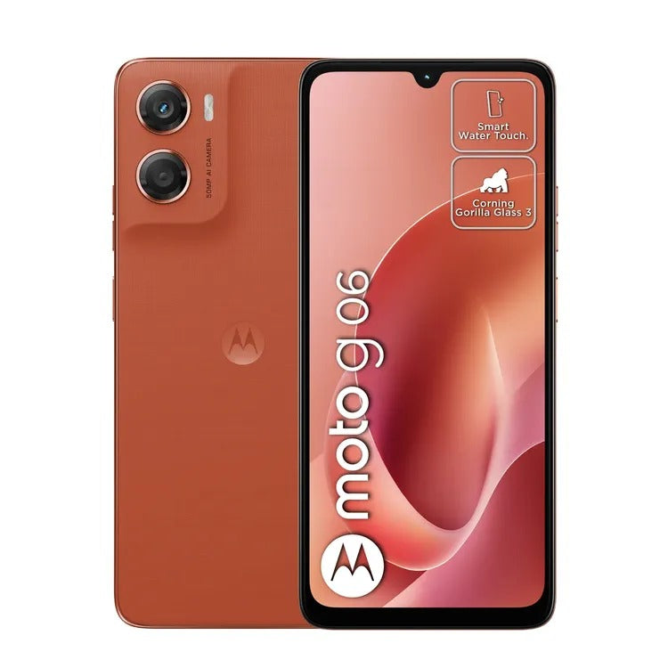 CELULAR MOTOROLA G06 256GB - 4GB RAM - COLOR NARANJA